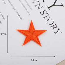 1pcs Small Star Embroidery Patches For Clothing Jeans Hat Iron on Sticker Love Appliques Stripes Garment Sewing Supplies