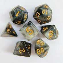 7pcs/lot Dice for Table Games DND RPG Roleplaying Board Game Digital Dice Double-colors D20 D12 D10 D8 D6 D4 Polyhedral Dice Set