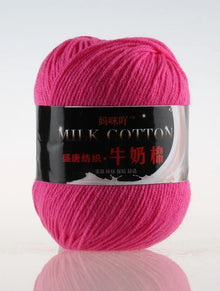 1Pc 50g Milk Cotton Knitting Yarn Crochet Yarn Hand Knitted Line DIY Knit Sweater Scarf Hat sock blanket amigurumi threads 120M