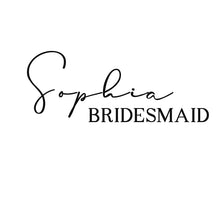 Personalized Bridesmaid gifts paper Bags Maid of Honor Custom Name Handbag Bridal Bachelorette Party Gifts Bride Wedding package