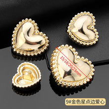 Vintage Gold Metal Shank Buttons, 10 Pcs Round Buttons for Suits and Coats - image 32