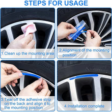 Reflective Wheel Rim Stickers for Car, Motorcycle and Bike, 20 or 40 Pcs - image 5