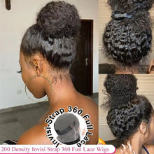 Pelucas de cabello humano 360 HD Full Lace rizadas, pre-depiladas, peluca frontal de encaje 13x6 13x4, cabello humano Deep Wave sin pegamento, listas para usar, 30 pulgadas