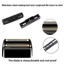 Professional Replacement Foil and Blades Set For BaBylissPRO Barberology Cordless Metal Double Foil Shaver FXFS2