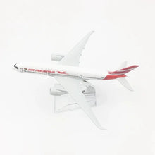 Modelo de avión a escala 1/400 de 16 cm, Airbus A350 de Air Mauritius, decoración, avión de aleación, regalo para coleccionistas y entusiastas de la aviación