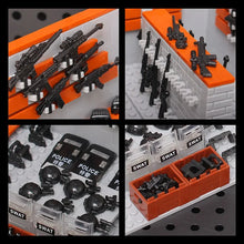 DIY assembling toys for the building block model MOC scene of the gun arsenal of military base. party favors for kids birthday