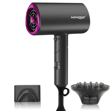 Popular Foldable Hair Dryer 1800W Blue Light Negative Ion Super Silent US/EU/UK/Plug 110V/220V Home Barber Recommended