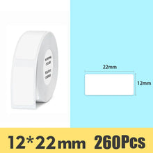Niimbot D11 Label Sticker White Label Paper Roll Waterproof Thermal Paper Self Adhsive D11 D110 Paper Sticker for NIIMBOT Label