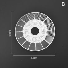 1Pc Coffee Powder Grinder Thickness Comparison Card Grinding Reference Scale Accurate Measurement Coffee Accessories