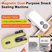 2 in 1 Portable Mini Sealer&Opener for Snacks Rechargeable Vacuum Sealer Home Use  Preservation Sealing Machine