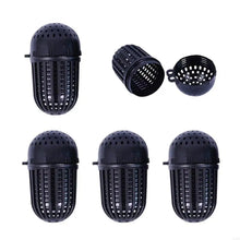 5Pcs Fishing Baits Cage Trap Fish Lure Feeder Basket Holder Plastic Baits Bucket Portable Fish Lure Fishing Baits Cage