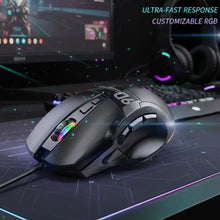 Programmable Multi-Keys Wired Gaming Mouse RGB Backlit DPI Adjustable Ergonomic Mouse With Buttons For PC Computer Laptop Tablet