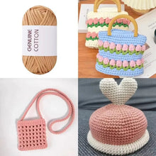 150g de hilo de algodón hueco genuino con núcleo de algodón de leche para zapatos de ganchillo, bufandas, bolsos, sombreros, tejido hecho a mano, materiales para mantas, paquete de hilo 1 pieza = 3 piezas = 150 gramos