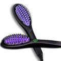 Hair Straightener Brush Ceramic Fast Straightening Heating Hot Comb Women's Smoothing Brush Styling Tool Curling Iron