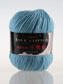 1Pc 50g Milk Cotton Knitting Yarn Crochet Yarn Hand Knitted Line DIY Knit Sweater Scarf Hat sock blanket amigurumi threads 120M