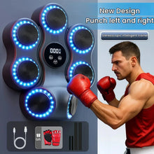 2025 New Music Boxing Machine Bluetooth Adult Electronic Wall Target HookPunch Equipment Target Wall Mounted Gym Home Equipment