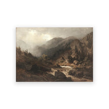 Rustic Mountain Forest Landscape Canvas Prints, Vintage Farmhouse Wall Art - image 26