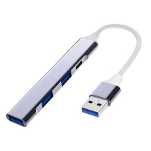 Aluminum 4-in-1 USB Hub, USB or Type C to 4 Ports Expander for Laptop and PC - image 8