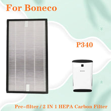 HEPA Filter + Activated Carbon Composite air purifier filter 397*217*38mm replacement for Air Purifier Boneco P340