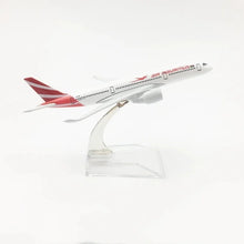 Modelo de avión a escala 1/400 de 16 cm, Airbus A350 de Air Mauritius, decoración, avión de aleación, regalo para coleccionistas y entusiastas de la aviación