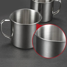 Vaso de acero inoxidable, taza de café portátil, taza de camping, taza de viaje, taza de metal para café, vaso para beber agua, taza para té con leche, vaso térmico, taza para agua
