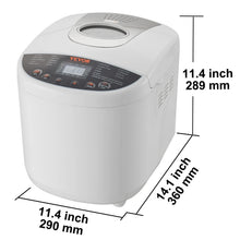 SucceBuy 2/3 LB Bread Maker 15-in-1 Dough Machine Nonstick Ceramic Pan Automatic Bread maker with Gluten Free Setting