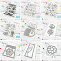 2021New Arrival Metal Cutting Dies and Stamps  for DIY Scrapbooking Diary Photo Album Craft Paper Card Making Embossing