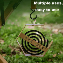 Outdoor Hanging Mosquito Coil Holder Black Camping Supplies Hiking Tourist Mosquito Coil Tray Essential Camping Tool