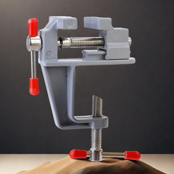 35MM Aluminium Alloy Table Bench Clamp Vise Multi-functional Bench Vise Table Screw Vise for DIY Craft Mold Fixed Repair Tool