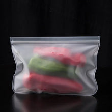 Reusable PEVA Food Bag Freezer Stand Up Food Storage Bag Silicone Bag Leakproof Top Kitchen Organizer Fresh Shut Bags BPA Free