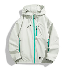 Chaqueta cortavientos impermeable unisex LNGXO para deportes al aire libre, cortavientos de una capa para hombre y mujer, impermeable para senderismo, escalada y trekking