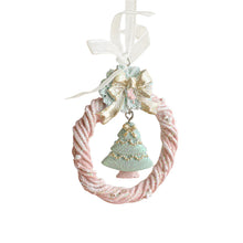 Vintage Hand-Painted Resin Christmas Ornament, Bear, Bell, Tree and Pegasus - image 11