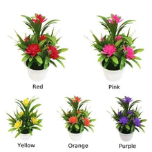 Artificial Lotus Flower in Pot, Plastic Fake Plant for Home and Office Decor - image 6