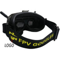 Correa ajustable para la cabeza para gafas DJI FPV, diadema antideslizante con soporte para batería, ajustable, patrón personalizable, accesorios V2