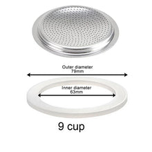 Moka Rubber Seal Filter Replacement Gasket Seal For Coffee Espresso Moka Stove Pot Top Coffee Maker Kitchen Bar Accessories