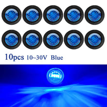 Luz de posición lateral LED DRL 12V 24V para camión, auto, tráiler, autobús, luz trasera de freno, accesorios para camión, luces traseras
