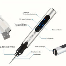 JANGKLIFE USB Cordless Rotary Tool Kit Woodworking Engraving Pen DIY For Jewelry Metal Glass Mini Wireless Drill