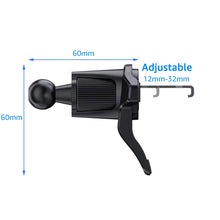 Car Phone Holder Accessories Universal 17mm Ball Head Base for Car Air Vent Clip Mobile Cellphone Support Stand Metal Hook