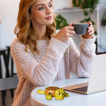 Panicked Turtle Coaster Funny Coasters Coffee Tea Cup Mat Insulation Pad Mug Holder Quirky Turtle Coaster Home Office Decor