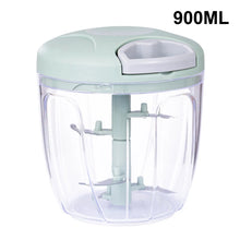 1PCS 500/900ML Manual Meat Mincer Garlic Chopper Rotate Garlic Press Crusher Vegetable Onion Cutter