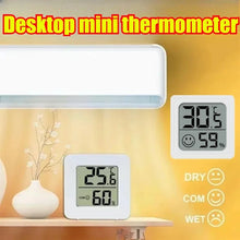 LCD Digital Thermometer Hygrometer Indoor Room Electronic Temperature Humidity Meter Sensor Gauge Weather Station for Home