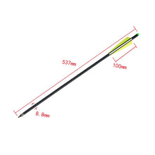 6/12PCS 20 Inch Crossbow Arrow Black Crescent Nock Mixed Carbon Arrows Outdoor Hunting Games for 250LB Crossbow
