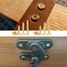 800 Gold-Plated Self-Tapping Screws, M2/M2.5, for Wooden Crafts and Boxes - image 6