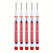 5/10/20Pcs Deep Hole Long Nib Head Markers For Metal Perforating Pen Waterproof Bathroom Woodworking Decoration Multi-Purpose