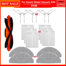 For Xiaomi Vacuum cleaner S20 / D106  E12 E10 B112 Accessories Replacement Main Side Brush Mop Cloth Filter Parts