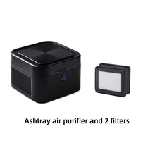 Multifuntional Ashtray Air Purifier Smokless  Smoke Removing ,USB Chargeable Smokeless Ashtray Indoor,Outdoor,Home,Office