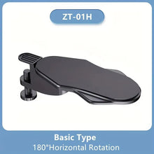 Computer Arm Rest For Desk Adjustable Ergonomic Wrist Rest Support For Keyboard Armrest Extender Rotating Mouse Pad Holder