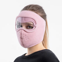 Máscara facial completa a prueba de viento y polvo para ciclismo y esquí, transpirable, con protección ocular, gafas antivaho de alta definición y capucha.