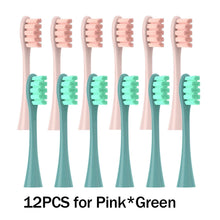 12PCS Vacuum Sealed Packed Replacement Brush Heads for Oclean X PRO/ Z1/ F1/ One/ Air 2 /SE Soft DuPont Deep Cleaning Nozzles
