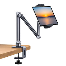 Oatsbasf Matal Clip Holder for 4-12.9'' Devices Phone Tablet Stand for Bed Desk Flexible Arm Destop Mount Overhead Lazy Bracket